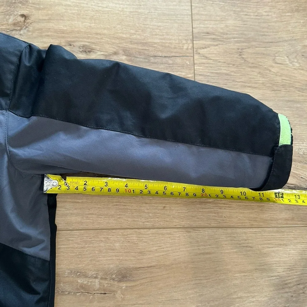 Swiss Tech Boys Black Small XS 4/5 Fleece Lined Hooded Jacket Coat Double Layer‎